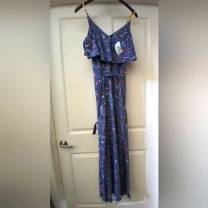 NWT Michael Kors Paisley Chain Flutter Maxi Dress💛